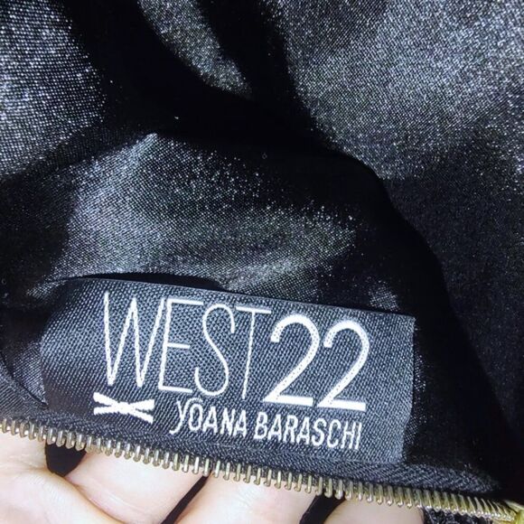 West 22 x Yoana Baraschi gothic crochet lace bell sleeve mini dress XS S - Picture 5 of 5